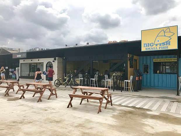 Punggol East's new eating enclave comprises of seven new container bistros, many opened by first-time operators in the food and beverage industry. ― Picture by Sonia Yeo/TODAY