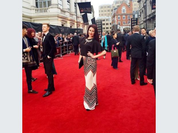 'Chicago The Musical' actress Genevieve Nicole attending the Oliviers 2016 award at Covent Garden in London. u00e2u20acu201d Picture courtesy of Genevieve Nicole via TODAY