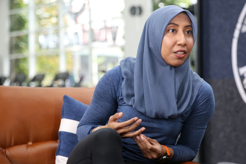 Ain is hoping to change the notion of feminine beauty, especially for Malay women like her.