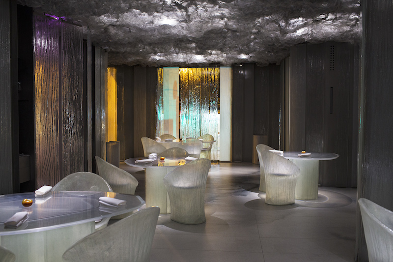 One of six spaces diners at Enigma, opened by Albert Adria, pass through during a dining experience of some 40 dishes lasting three hours, in Barcelona February 9, 2017. — Picture by Myriam Meloni/The New York Times