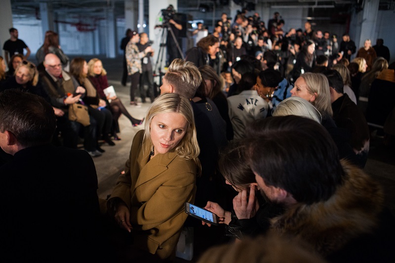 Laura Brown, the new editor in chief of InStyle magazine, at the Proenza Schouler fall 2017 show during New York Fashion Week, February 13, 2017. u00e2u20acu2022 Picture by Danny Ghitis/The New York Times