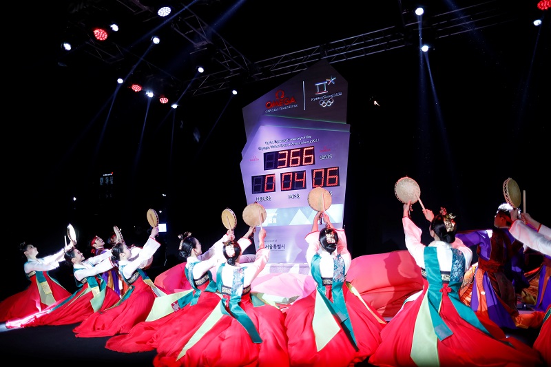 Women wearing Korean traditional costume Hanbok perform during an unveiling ceremony of the Olympic countdown clock to mark a year to the 2018 Pyeongchang Winter Olympic Games in Seoul, South Korea, February 8, 2017. u00e2u20acu201d Reuters pic
