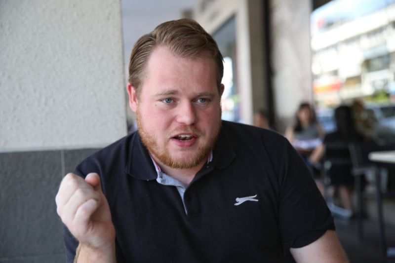 Rhys William became an instant hit with 'Mat Salleh Cari Makan di KL' produced by Destinasi TV.