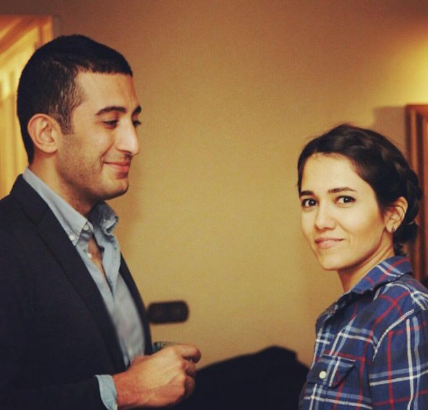 Roozbeh Aliabadi posted this picture with his wife on Twitter together with a heartfelt message for Trump. u00e2u20acu201d Picture via Twitter.com/RoozbehAliabadi