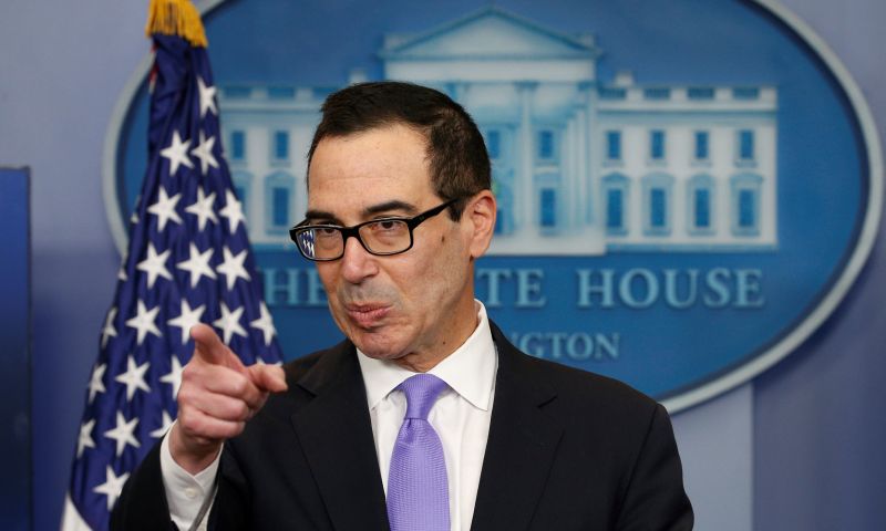 US Treasury Secretary Steven Mnuchin speaks at a press briefing at the White House in Washington February 14, 2017. u00e2u20acu2022 Reuters pic