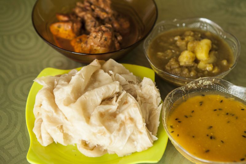 Paratha, a style of roti, at Pope Aminu00e2u20acu2122s roti restaurant San Fernando, Trinidad and Tobago. u00e2u20acu2022 Picture by Alex Smailes/The New York Times