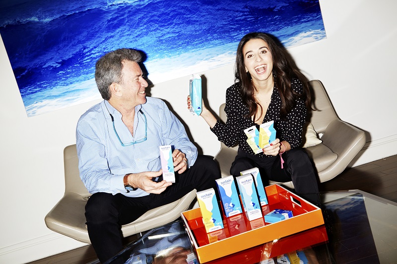 Jeffrey and Meika Hollender, founders of Sustain Condoms, in New York, January 27, 2017. Sustain is trying to do for the contraceptive industry what brands like Honest Company and Seventh Generation did for cleaning products — introduce all-natural alternatives to consumer staples. — Picture by Amy Lombard/The New York Times