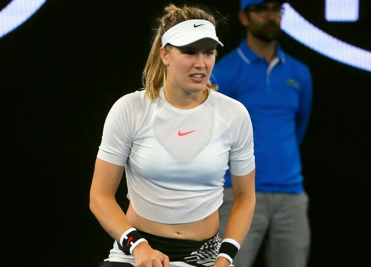 Canada's Eugenie Bouchard during the Australian Open in Melbourne January 20, 2017. u00e2u20acu201d Reuters pic