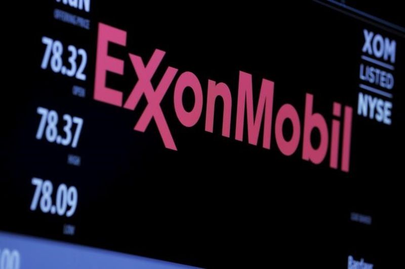 The logo of Exxon Mobil Corporation is shown on a monitor above the floor of the New York Stock Exchange  December 30, 2015. u00e2u20acu201d Reuters pic 