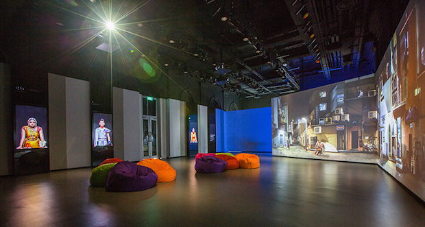 Gallery10 is equipped with projection technology that allows artists to present immersive, multidisciplinary works. u00e2u20acu201d Handout via AFP