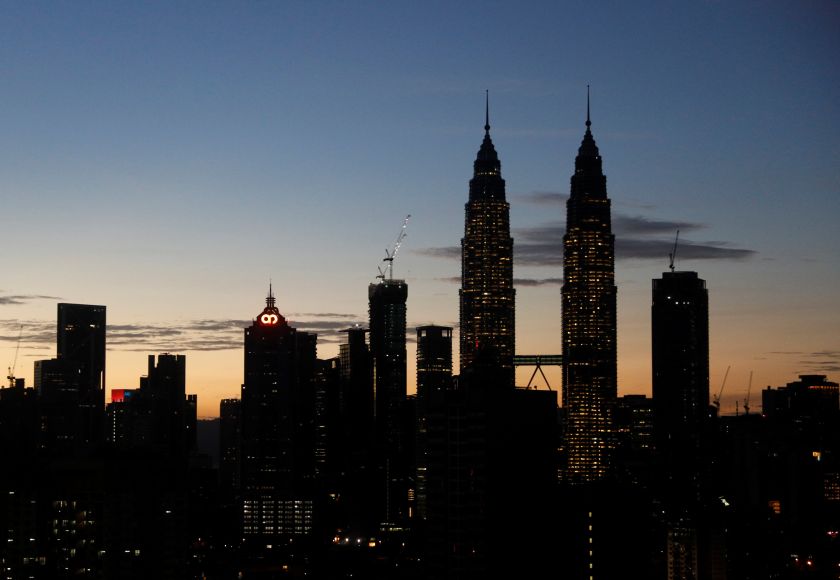 A view of the Kuala Lumpur skyline on February 16, 2017. u00e2u20acu2022 Reuters pic