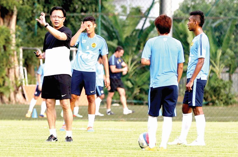National football coach Datuk Ong Kim Swee (left) believes the stint with QPR will be a huge learning curve. u00e2u20acu2022 Bernama file pic