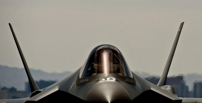 The fourth US Air Force F-35A Lightning II aircraft arrives at the 422nd Test and Evaluation Squadron at Nellis Air Force Base, Nevada in this April 24, 2013 file. u00e2u20acu201d Picture by Daniel Hughes/US Air Force via Reuters