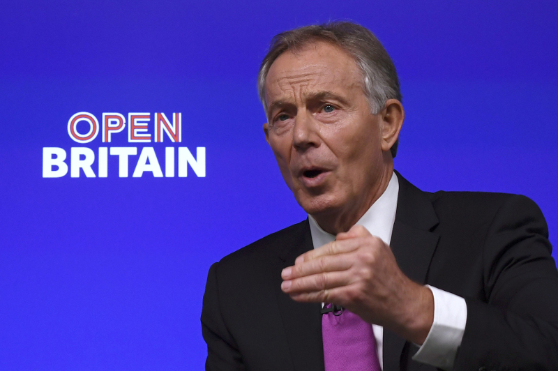 Former British Prime Minister Tony Blair delivers a keynote speech at a pro-Europe event in London February 17, 2017. u00e2u20acu201d Reuters pic