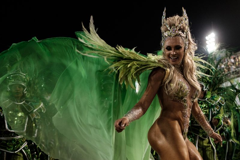 Samba school u00e2u20acu02dcUnidos da Tijucau00e2u20acu2122 parading at the Rio de Janeiro Carnival in 2016. u00e2u20acu2022 AFP pic