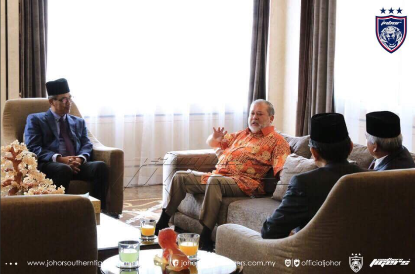 The Johor Southern Tigers Facebook page said FAM affiliate members were at the Pasir Pelangi Palace in Johor today to seek the state sultanu00e2u20acu2122s consent for the nomination of the crown prince at the national football congress next month to lead the FAM. u00e2u20ac