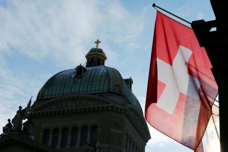 A Swiss flag is pictured in front of the Federal Palace (Bundeshaus) in Bern, Switzerland, January 16, 2017. u00e2u20acu201d Reuters pic