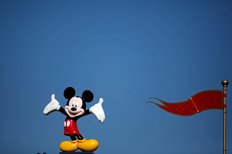 Disney character Mickey Mouse is seen above the entrance at Disneyland Paris ahead of the 25th anniversary of the park in Marne-la-Vallee, near Paris, March 16, 2017. u00e2u20acu201d Reuters pic
