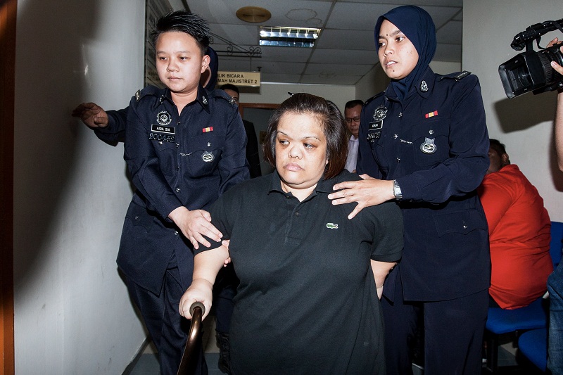 Rohaida Yahlil, 41, was sentenced to three years and two months jail by the Ampang Magistrateu00e2u20acu2122s Court in Kuala Lumpur March 14, 2017. u00e2u20acu201d Bernama pic