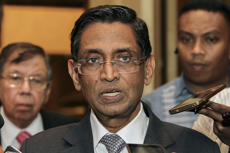 Health Minister Datuk Seri Dr S. Subramaniam speaks to members of the media in Kuala Lumpur March 16, 2017. u00e2u20acu201d Picture by Yusof Mat Isa