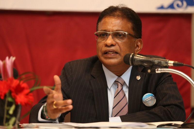 Malaysian Bar President George Varughese speaks during a press conference in Kuala Lumpur March 18, 2017. u00e2u20acu201d Picture by Saw Siow Feng