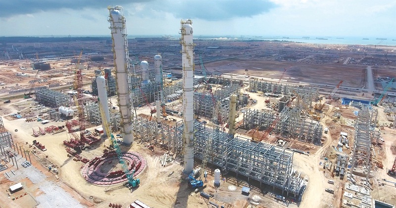 The Pengerang Integrated Petroleum Complex, which houses RAPID, is 60 per cent complete. u00e2u20acu201d Picture by Malay Mail
