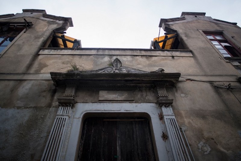 This picture taken on January 10, 2017 shows the entrance of the Hainai House, a former military brothel, in Shanghai's Hongkou district.u00c2u00a0u00e2u20acu201d AFP pic