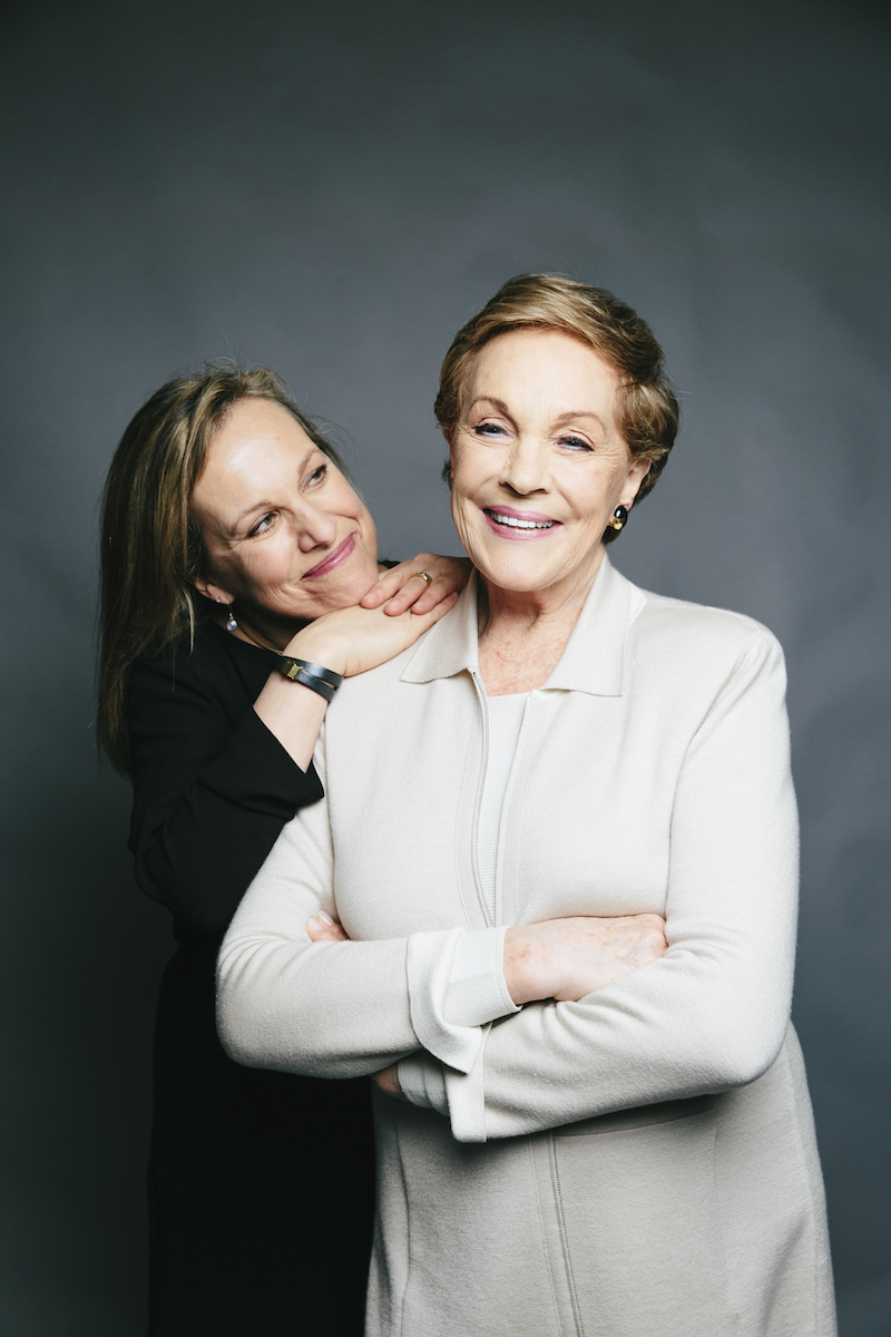 Julie Andrews and her daughter Emma Walton Hamilton in New York, February 10, 2017. 