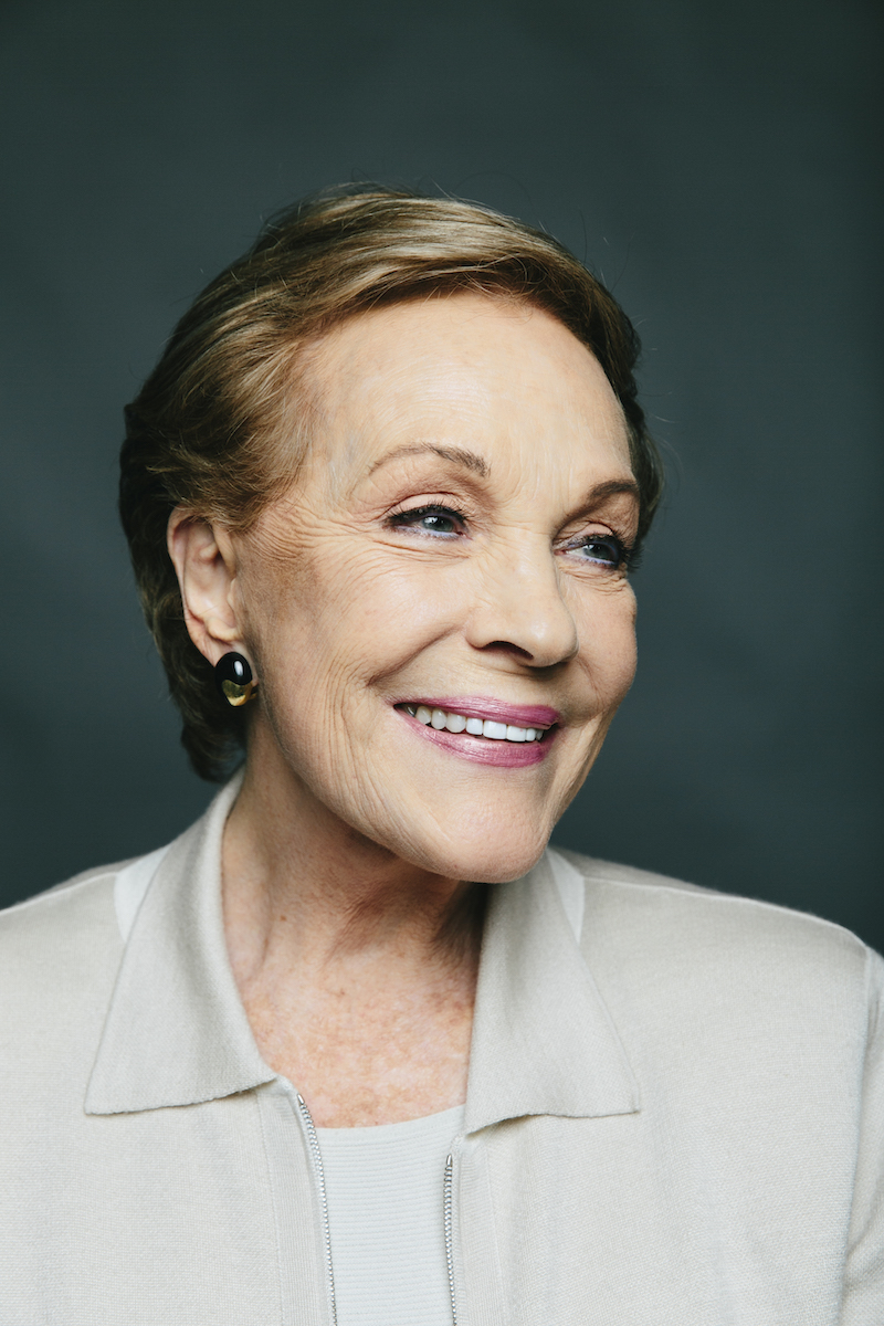 Julie Andrews in New York, February 10, 2017. The Oscar, Emmy and Grammy winner stars in a new Netfilx series for children, ‘Julie’s Greenroom,’ with a cast of muppets.