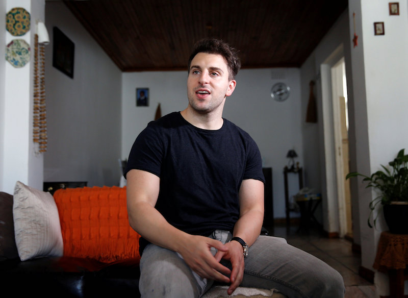 Co-founder and CEO of Airbnb Brian Chesky speaks during an interview in Langa township, Cape Town March 17, 2017. u00e2u20acu201d Reuters pic