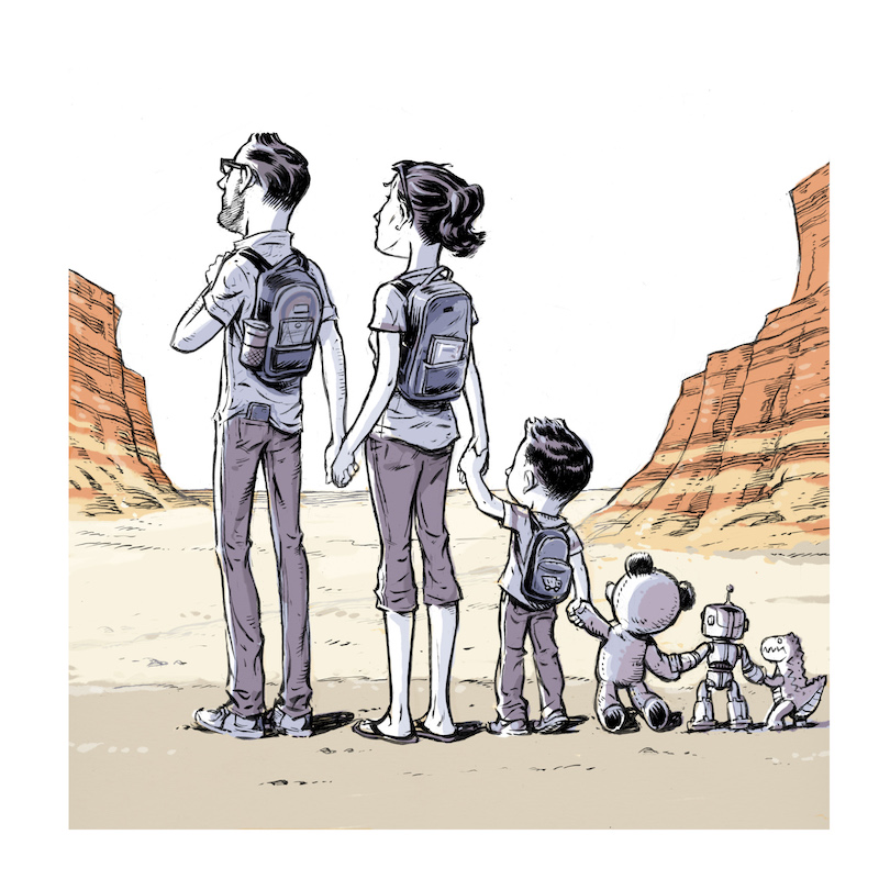 When vacationing with children, plan stops, play card games on flights, limit television and tablet time, and donu00e2u20acu2122t forget the minibagels. u00e2u20acu201d Illustration by Lars Leetaru/The New York Times