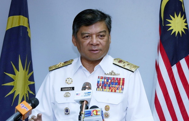 Royal Malaysian Navy Chief Tan Sri Ahmad Kamarulzaman Ahmad Badaruddin. u00e2u20acu201d Bernama pic