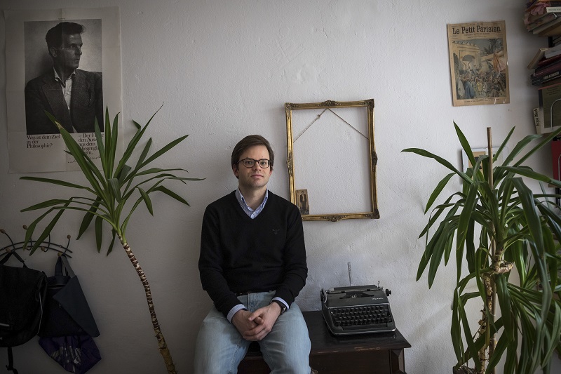 Sebastian Neubauer, an inheritor of a painting that he found out was actually stolen, at his home in Berlin, March 10, 2017.u00e2u20acu201d Picture by Gordon Welters/The New York Times