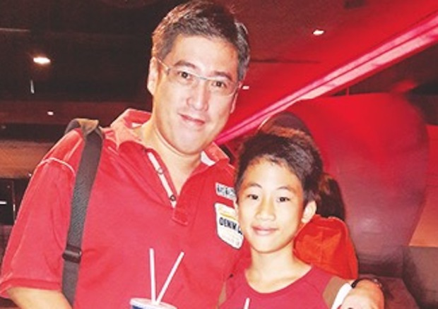 Vincent Tan, sales manager and son Gavin enjoyed the movie and saw nothing wrong.n