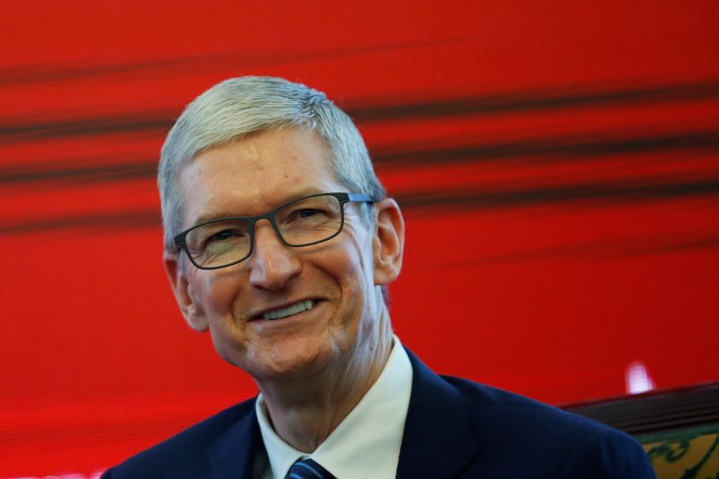 Apple CEO Tim Cook attends the China Development Forum in Beijing, China March 18, 2017. u00e2u20acu201d Reuters pic