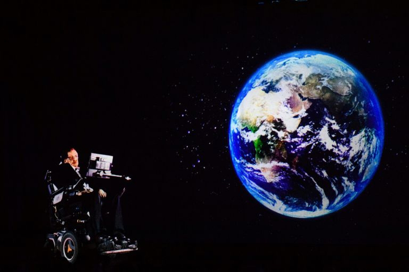 Renowned physicist Stephen Hawking has spoken to a Hong Kong audience by hologram. u00e2u20acu201d AFP pic