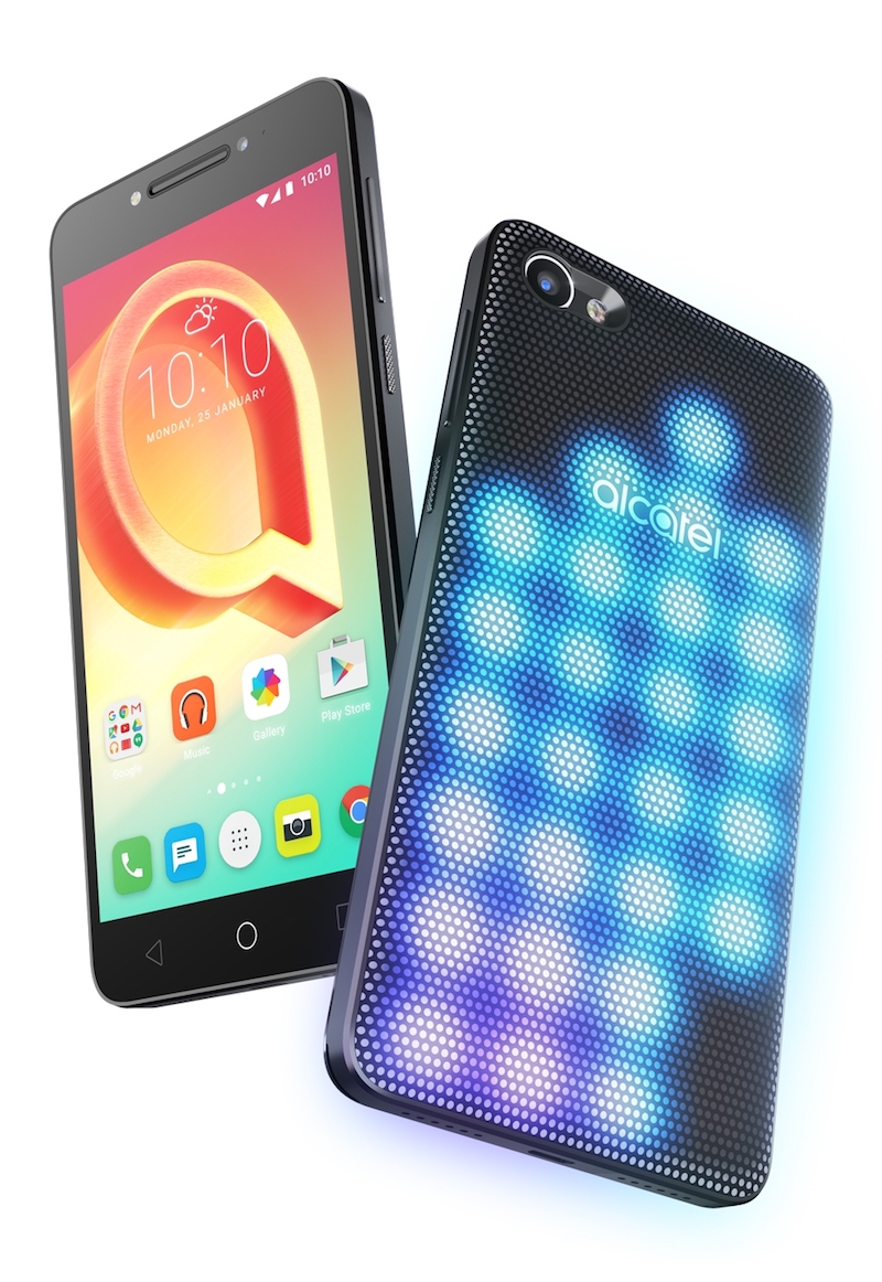 The Alcatel A5 LED is due out May 2017 priced €199. — Handout via AFP