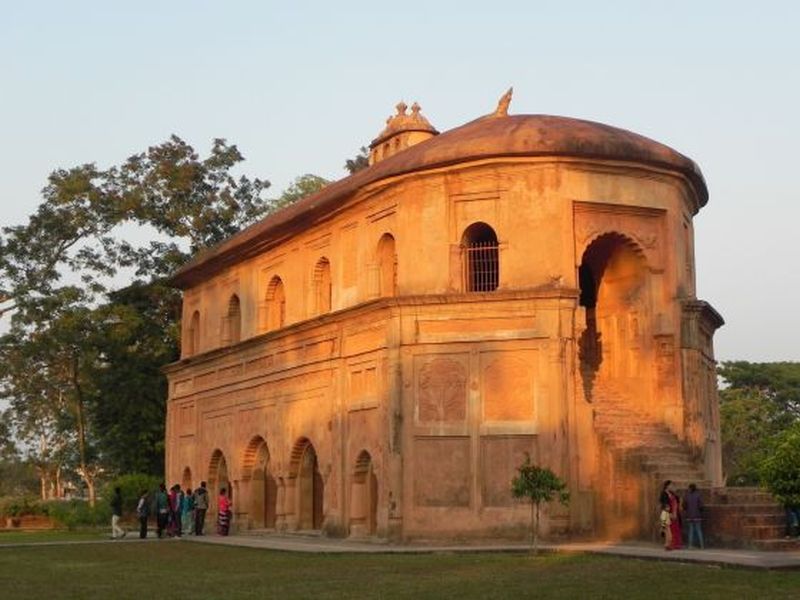 Talatal Ghar, an intriguing royal palace complex filled with myths and legends, is one of the Ahom dynasty monuments in Sivasagar, Assam. 