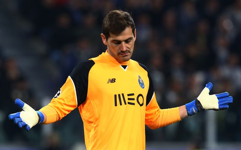 FC Porto's Iker Casillas during the Champions League match against Juventus in Turin March 14, 2017.u00e2u20acu201d Reuters pic
