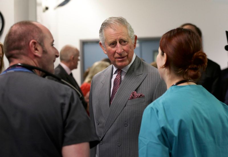 Britain's Prince Charles meets paramedics and support staff who assisted victims of the recent attack in Westminster, at King's College Hospital in south London March 24, 2017. u00e2u20acu201d Reuters pic