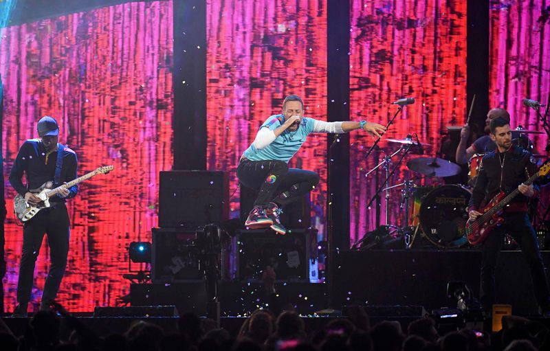 Coldplay perform at the Brit Awards at the O2 Arena in London February 22, 2017. u00e2u20acu201d Reuters pic