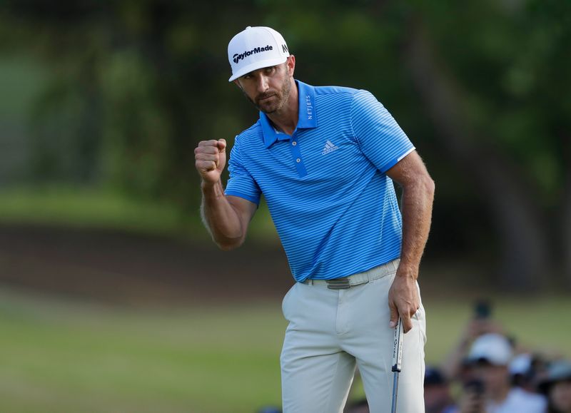 Dustin Johnson after the final round of the World Golf Classic-Dell Match Play tournament in Austin March 26, 2017. u00e2u20acu201d USA TODAY Sports/Reuters pic