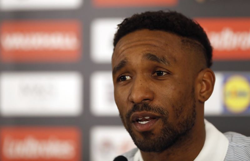 Jermain Defoe, back in the England squad for the first time since November 2013, has indicated that he will leave struggling Sunderland if they are relegated. u00e2u20acu2022 Reuters pic