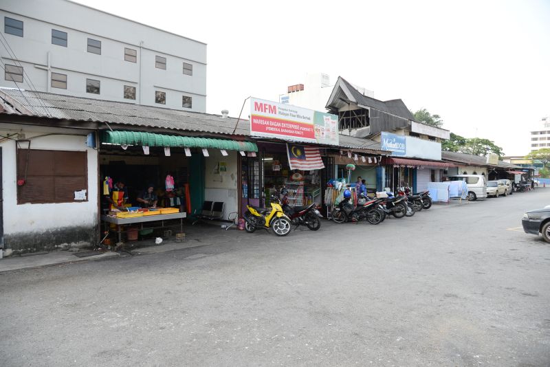 The row of shoplots of the MARA building, next to the main market complex, will be the first to see a facelift.