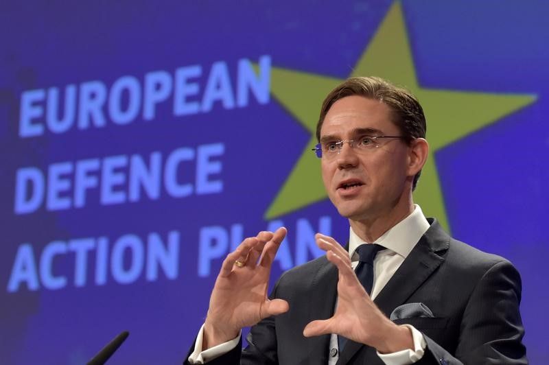 European Commission Vice President Jyrki Katainen speaks at a news conference in Brussels, November 30, 2016. u00e2u20acu201d Reuters pic