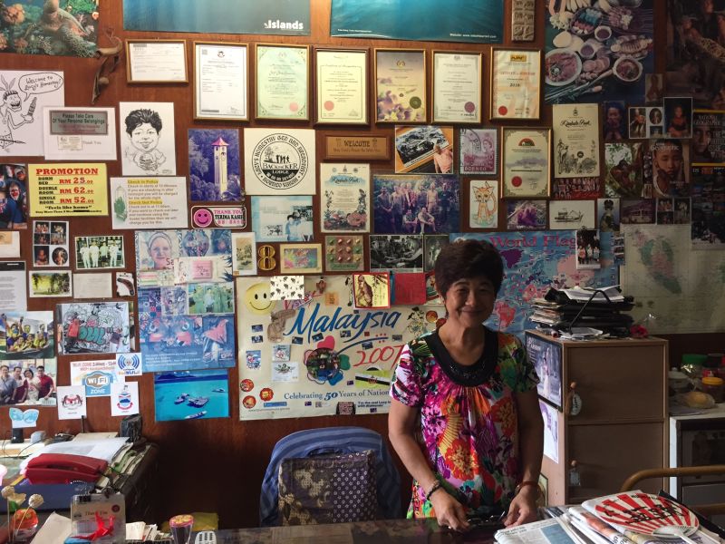Lucy Chong is the owner of Lucy's Homestay which was the original backpackers' hostel on the street.