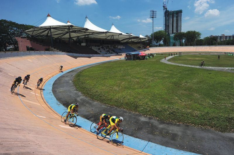 Cyclists compete for the last time at the Kuala Lumpur velodrome during the Junior Track Championship March 22, 2017. u00e2u20acu201d Picture by Mukhriz Hazim