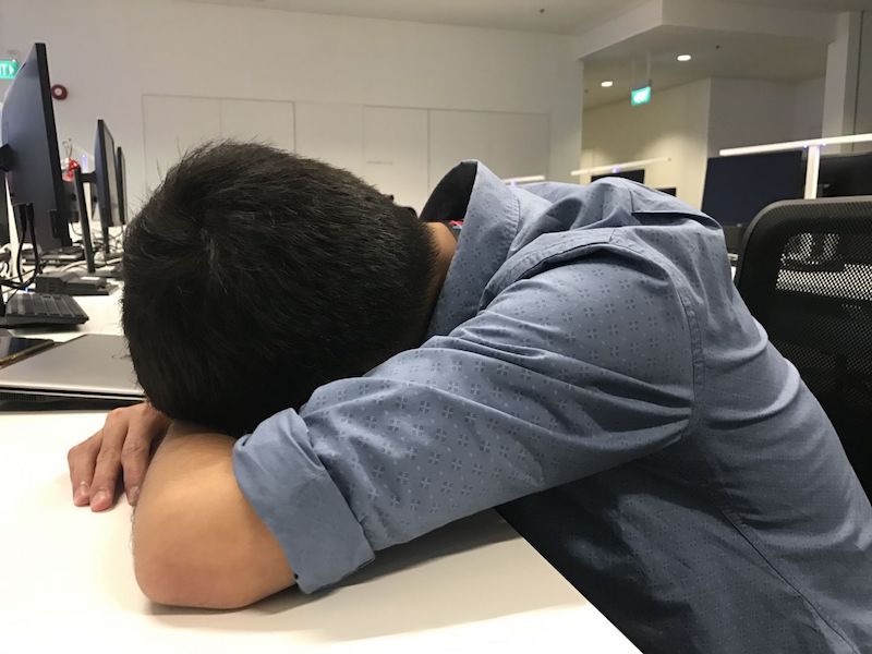 Only the Japanese and Indians sleep less than Singaporeans. u00e2u20acu201d TODAY pic