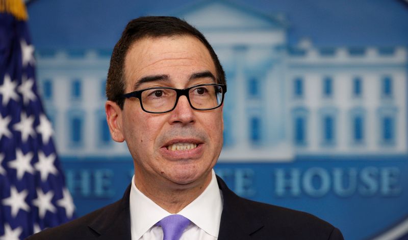 US Treasury Secretary Steven Mnuchin speaks at a press briefing at the White House in Washington February 14, 2017. u00e2u20acu201d Reuters pic