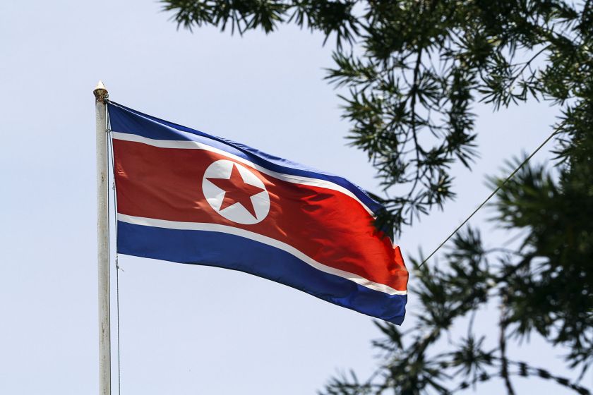 A North Korean flag is pictured at the North Korean embassy in Damansara Heights, Kuala Lumpur March 13, 2017. u00e2u20acu201d Picture by Yusof Mat Isann